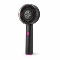 LumiScalp red light scalp massager, black edition, three-quarter view