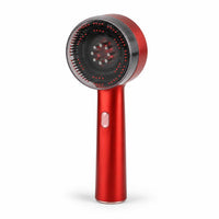 LumiScalp red light scalp massager, red edition, three-quarter view